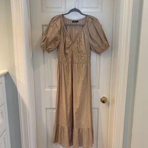 Vineyard Vines midi puff sleeve dress